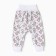 Children's sliders "Antoshka", pink/zebra color, height 68