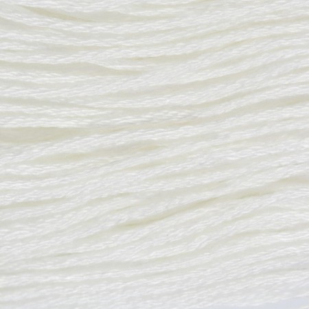 BLANC muline threads, 8 ± 1 m, white color