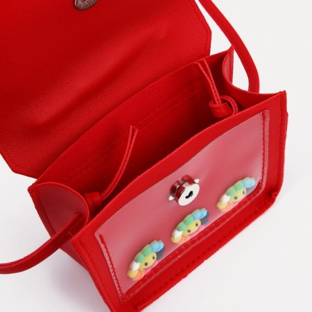 Baby bag on a magnet, red color-2