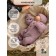 Knitted Knot Killed with a cap Amarobaby Pure Love Tot, height 62 cm, color powder
