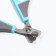 Cooperus scissors curved, hole 7 mm, blue with gray