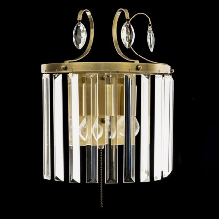 Lamp Citilux "Inga" CL335323, 25x30.5 cm, 2x60W, E14, brown color-4