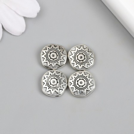 Busina for creativity Metal "Flat Circle. Sun" 1.2x1.2 cm-2