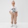 Children's pants Minaku, beige color, height 110 cm