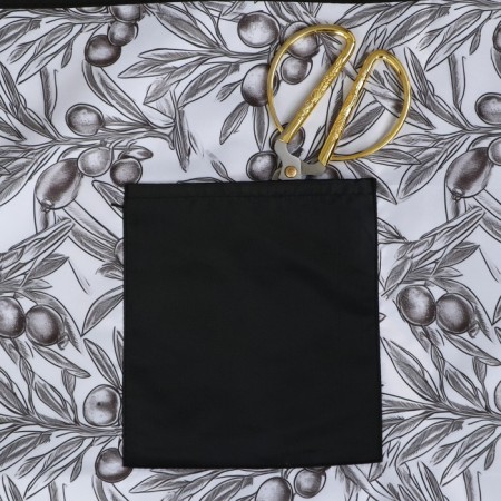 Apron kitchen "Olive", with a pocket-3