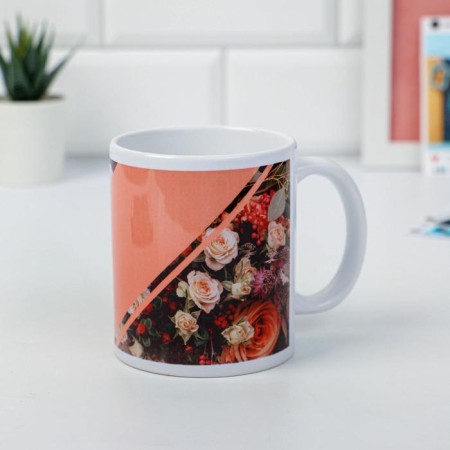 Mug "since March 8" a bouquet of flowers, 330 ml-2