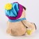 Soft toy "Bonya", in a hat and scarf