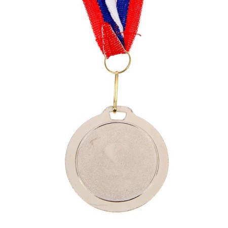 Prize medal 049 diam 5 cm. 2 place. Color ser. With a ribbon-3