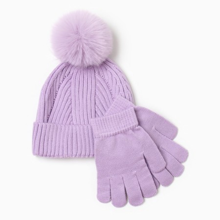 COMPLE CHART and gloves KAFTAN R.52-54 Lilac-4