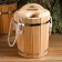 Zaparnik 10l. Cedar, with a lid