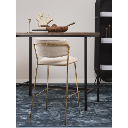 Bar stool Eirill, 560 × 475 × 990 mm, Shenill, color gray color-1