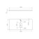 The countertop under the Uperwood Tanos HPL 100 cm sink, invoice, plastic, black