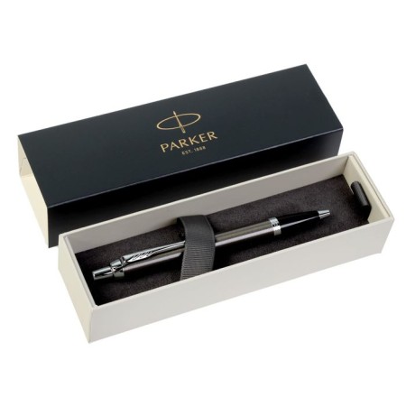 Ballpoint pen Parker Im Core Dark Espresso CT M, Dark Brown Matte/ Chrome, Blue Ink-2