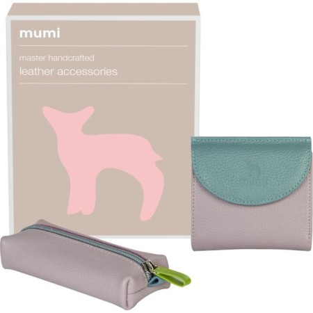 Gift set: wallet/keyboard, lilac color