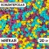 Sprinking sugar decorative stars blue, purple, yellow, 20 g