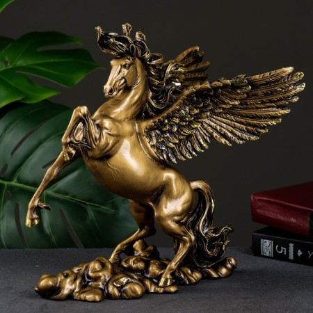 Figure "Pegasus" dark gold, 25x17x28cm-1