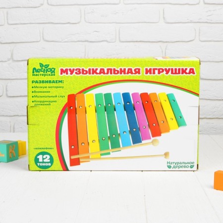 Musical toy "Xylophone", 12 tones + 2 sticks-5