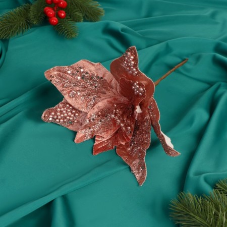 Decor "Winter Flower" Bus Buss, 24x15 cm, pink