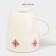 New Year's mug of the Nordik Dolyana, 360 ml, beige color