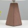 Alberte table lamp E27 40W Chocolate 25x25x36cm Risalux
