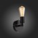 Wall lamp EVOLUCE. SL419.401.01. ANO. 1x60 W, E27, 10x12 cm, black color