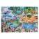 Big game-detective "Zoo", 58 × 41 cm