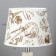 The table lamp with lampshade "Paris with Flower" bottle E14 40W 20x20x33 cm Risalux