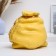 Piggy bank "Carbon bag" yellow 22x27cm