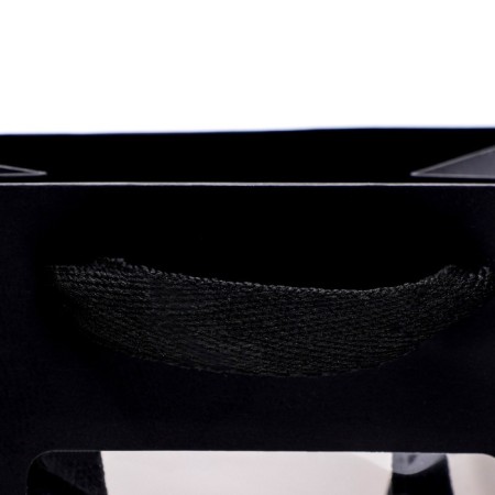 Gift package, with a window, 20 x 15 x 10 cm, black-3
