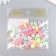 Beads for creativity plastic "Sea. Pastel colors" set 78 pcs 15 g 1x1 cm