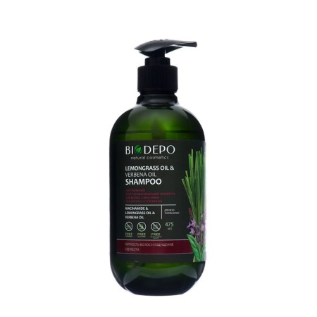 BioDepo shampoo naturally restored with lemmongrass oils and verbenes-3
