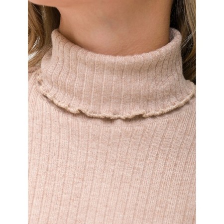 Women's turtleneck Pelican, size 50, beige color-1