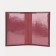 TEXTURA passport cover, burgundy color