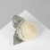 Brooch "Flower" rose, milk color