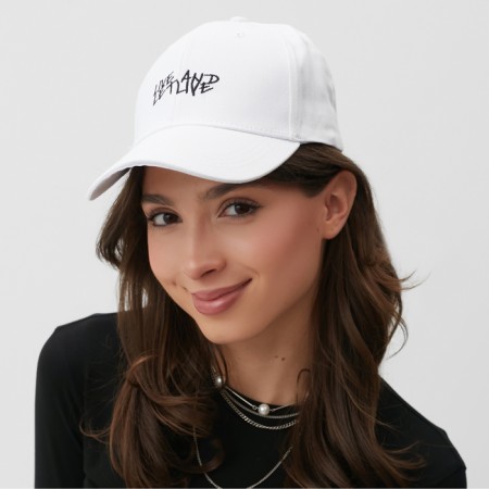 Minaku baseball cap, white color, size 56-58