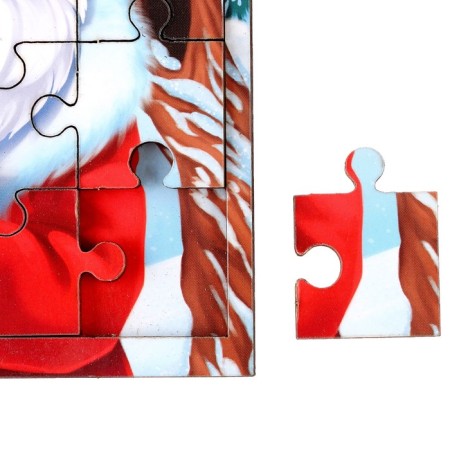 Puzzle "Santa Claus and Dragon"-2