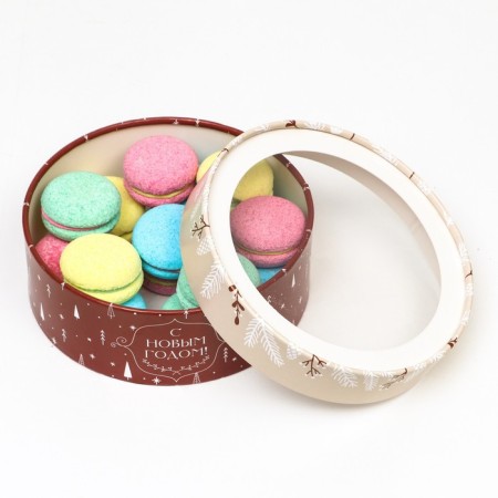Box for Makarun Tubus with the Dance "Round Tree" 18 x 18 x 6 cm-5