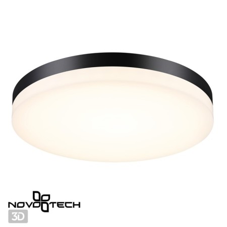 Opal lamp, 1x40W LED, 4000K, 3800LM, IP54, black color-2