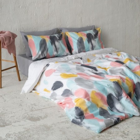 Set of pillowcases "Tui", size 70x70 cm, pink color, 2 pcs-2