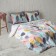 Set of pillowcases "Tui", size 70x70 cm, pink color, 2 pcs