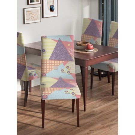 Case for the chair "Weaving drawing", decorative, velor-2