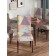 Case for the chair "Weaving drawing", decorative, velor