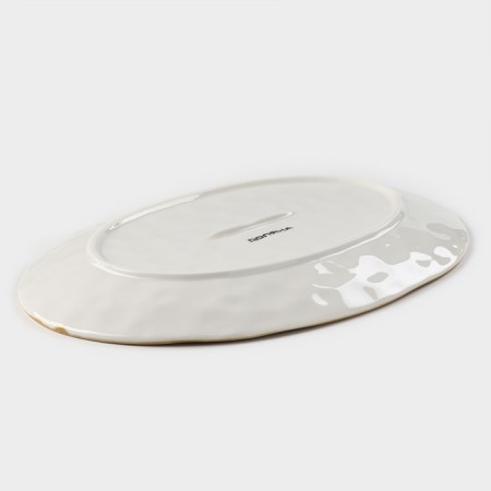 Porcelain shade Organic Gold, 30 × 21 × 2.5 cm, white color-2