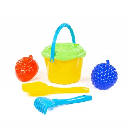 Sanding set No. 662: Middle bucket-flower, middle-stroke is medium, shovel, robberies, 2 molds, MIX color-4