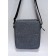 Bag Men's Cross-Bodi Listo Oxford gray snow with a black sling