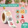 Stickers in the roll "Mary Christmas", 500 pcs, 2.5 x 2.5 cm