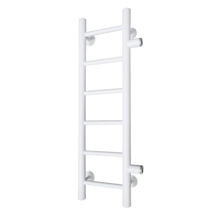 Water towel "Sanprise" Aurora P6, 200x800 mm, side connector., White matte