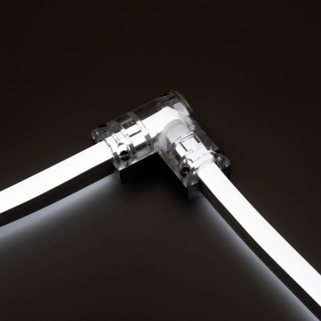 Corner Connector Arlight for a flexible neon 8 × 16 mm, 2-pin-2