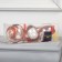 A set of Christmas tree balls "Balls with spruce cones" 3 pcs., Battery, 5 LED, glow warm white