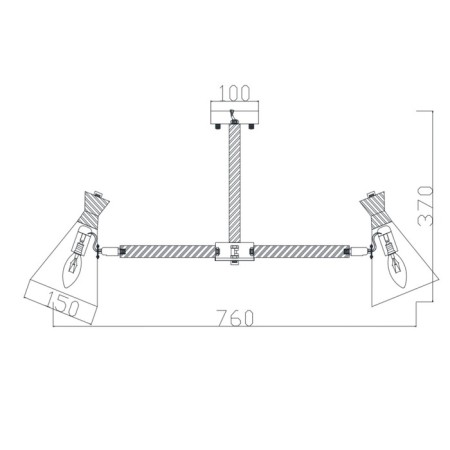 Freya Fr5169PL-05W Rise, 76x37 mm, E14, 5x40W, white color, white-2
